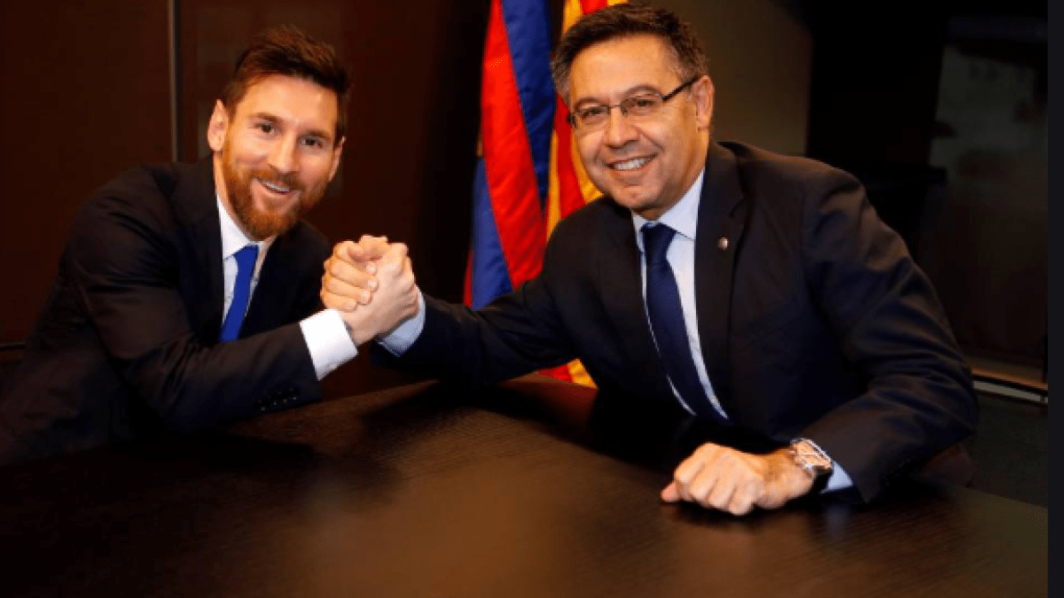 El verdadero presidente del Barça es Messi "Foto: El País"