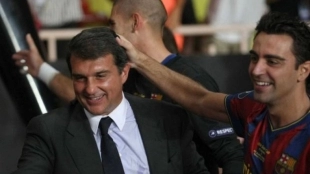 Joan Laporta consigue acercar a Xavi al Barcelona "Foto: FCB Noticias"