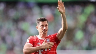 Robert Lewandowski, jugador del Bayern de Múnich: EFE.