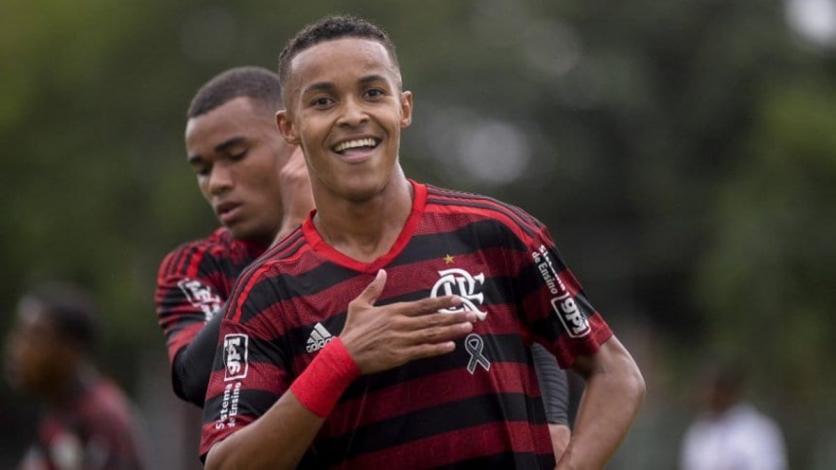 Lázaro, jugador del Flamengo.