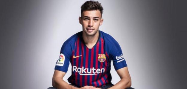 Munir El Haddadi, en una imagen oficial (FC Barcelona)