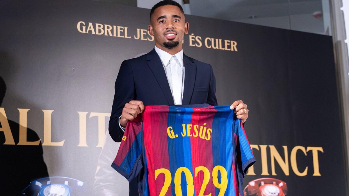 El Barcelona fichó a Gabriel Jesús el último día de mercado / FC Barcelona