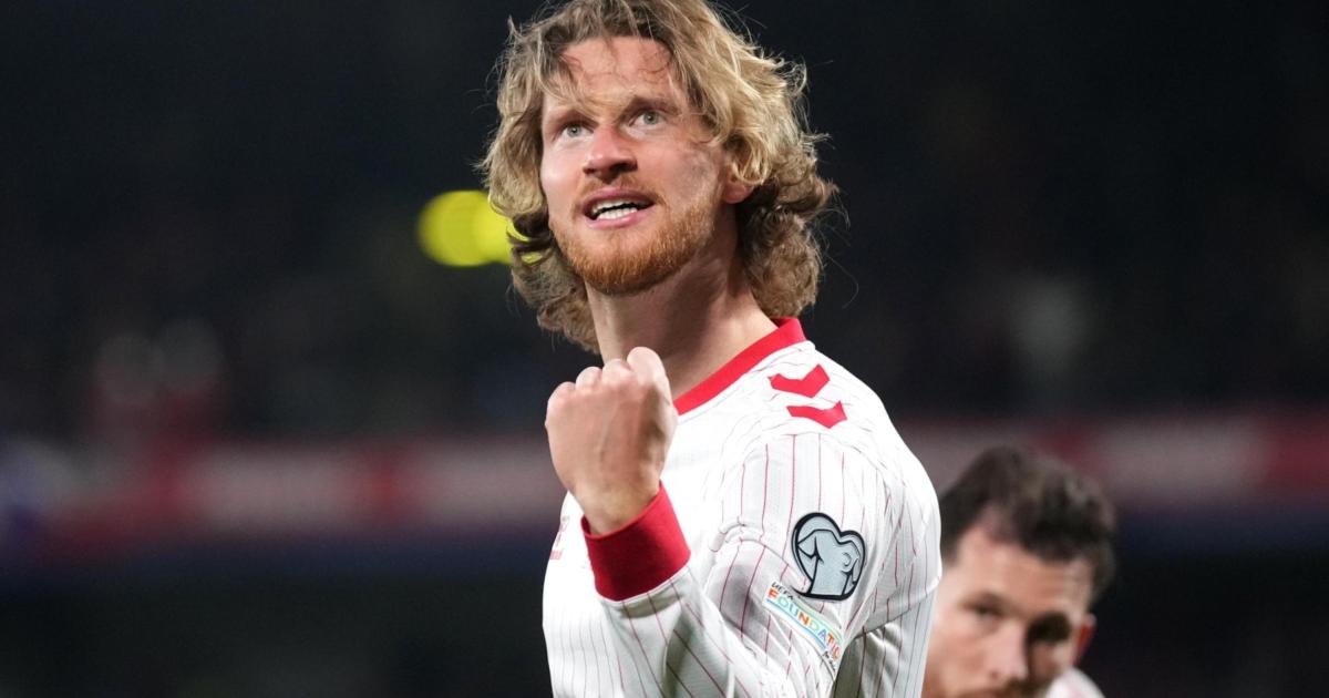 Kasper Hogh es internacional con Dinamarca / Getty Images