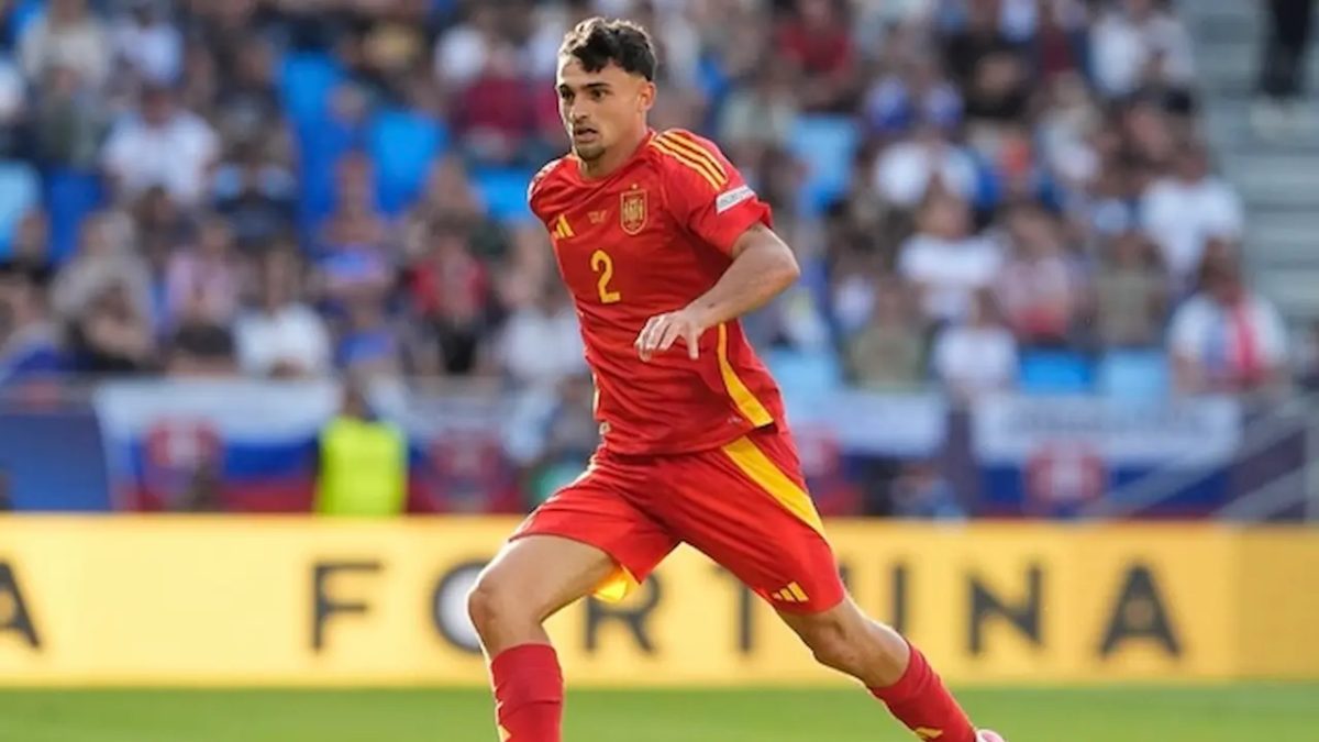 Marc Pubill con los colores de la selección española