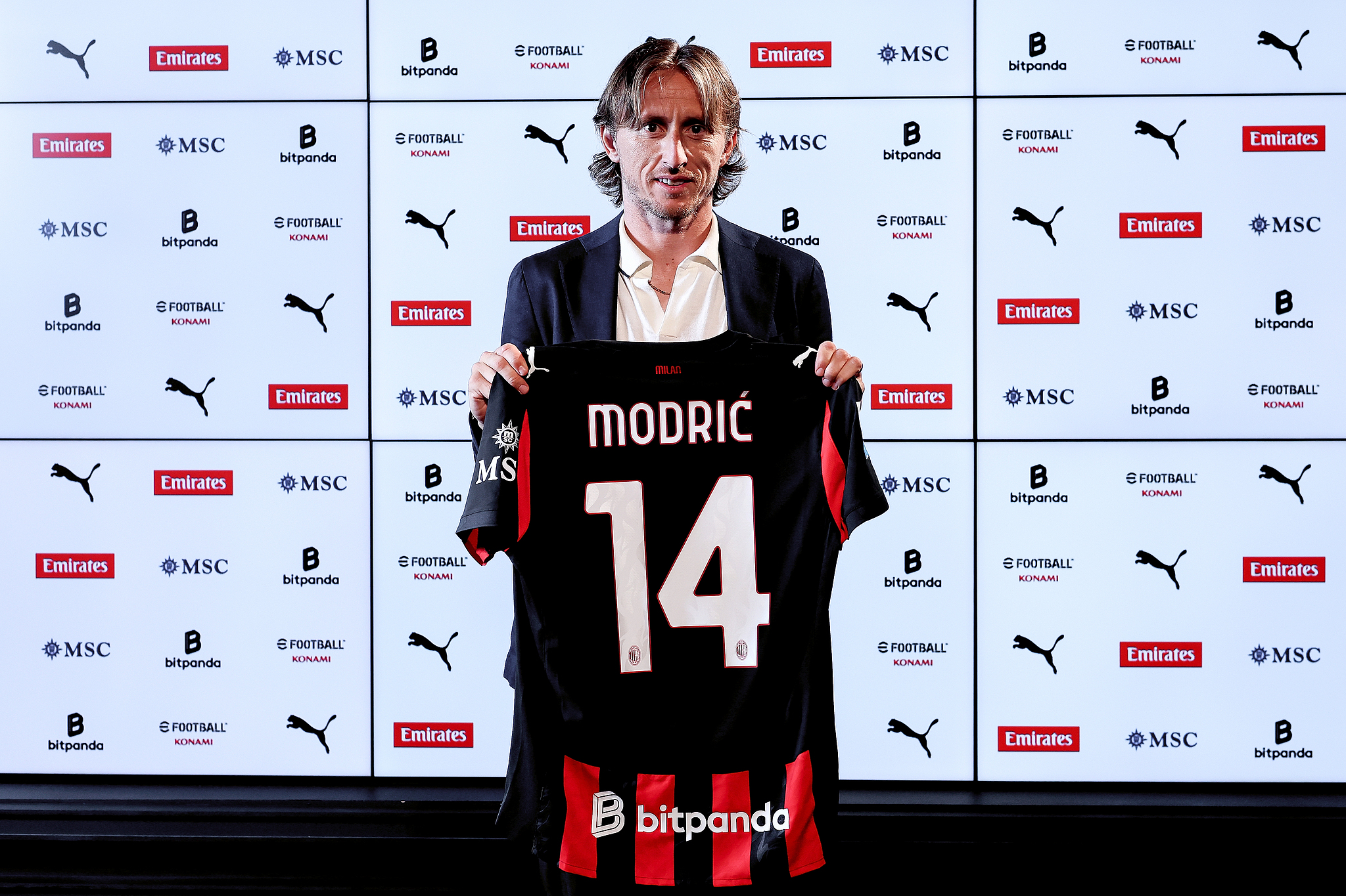 Luka Modric se unió al Milan el año pasado, tras abandonar libre el Real Madrid / VCG