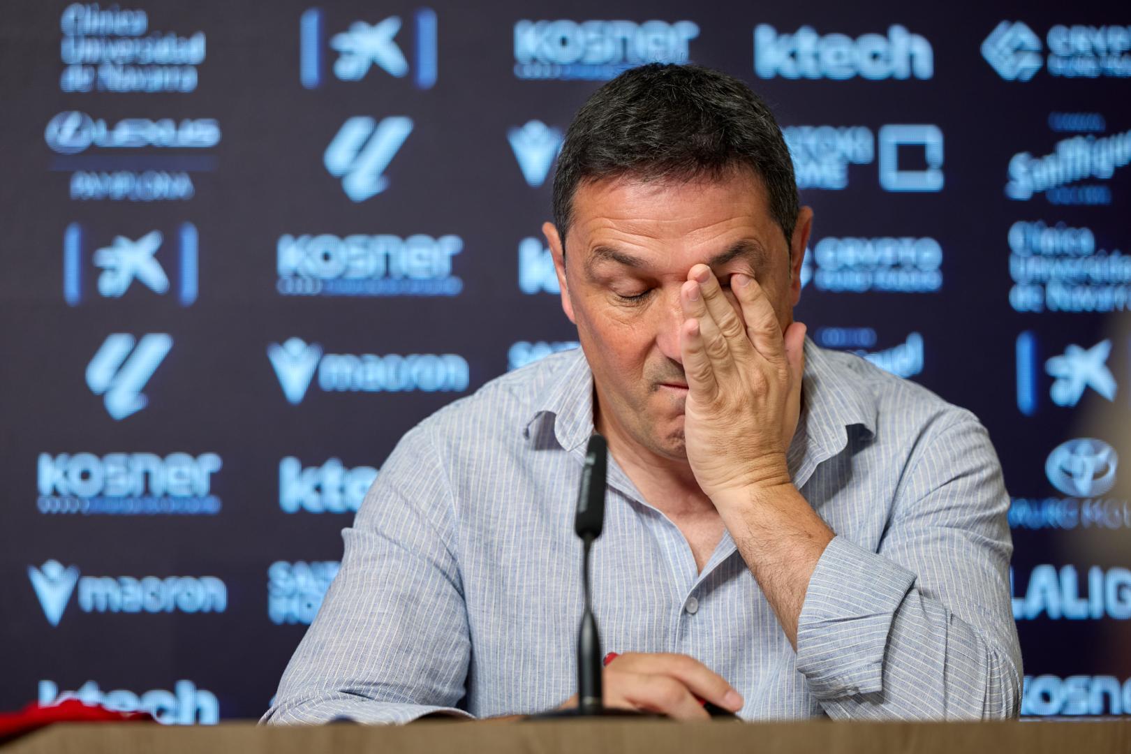 Braulio se despide de Club Atlético Osasuna / EFE