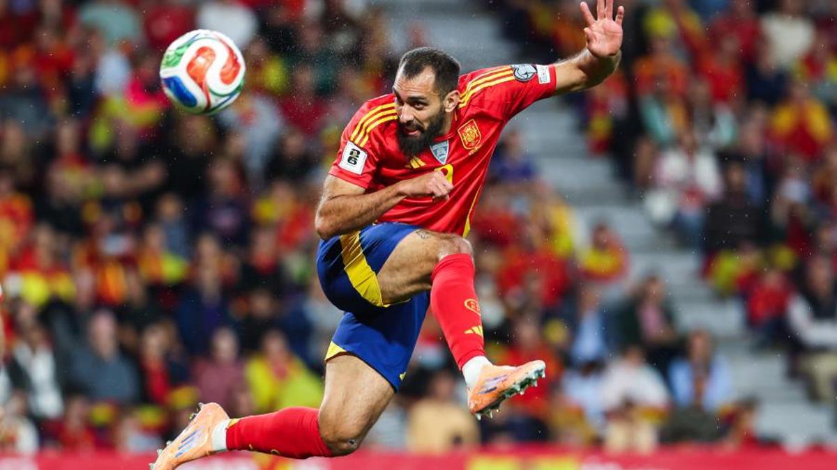 Borja Iglesias está concentrado con España en el Mundial / Irina R. Hipólito