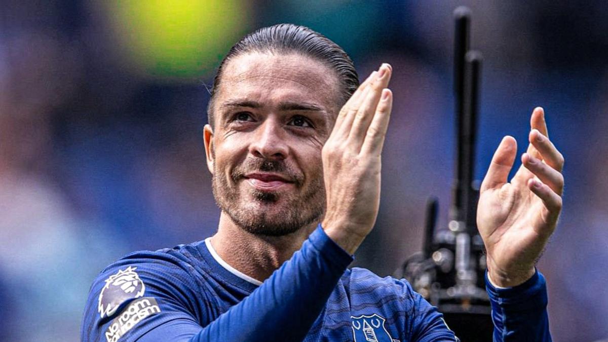 Jack Grealish ya jugó en el Everton el curso pasado / X