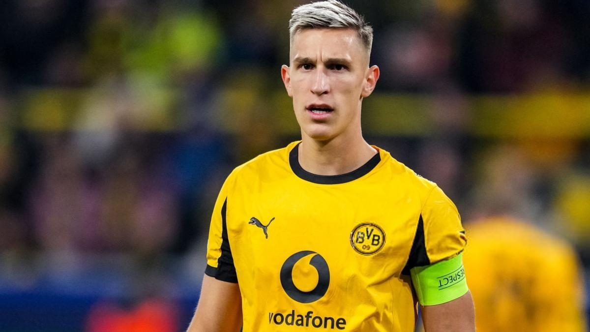 Nico Schlotterbeck during a match with Borussia Dortmund