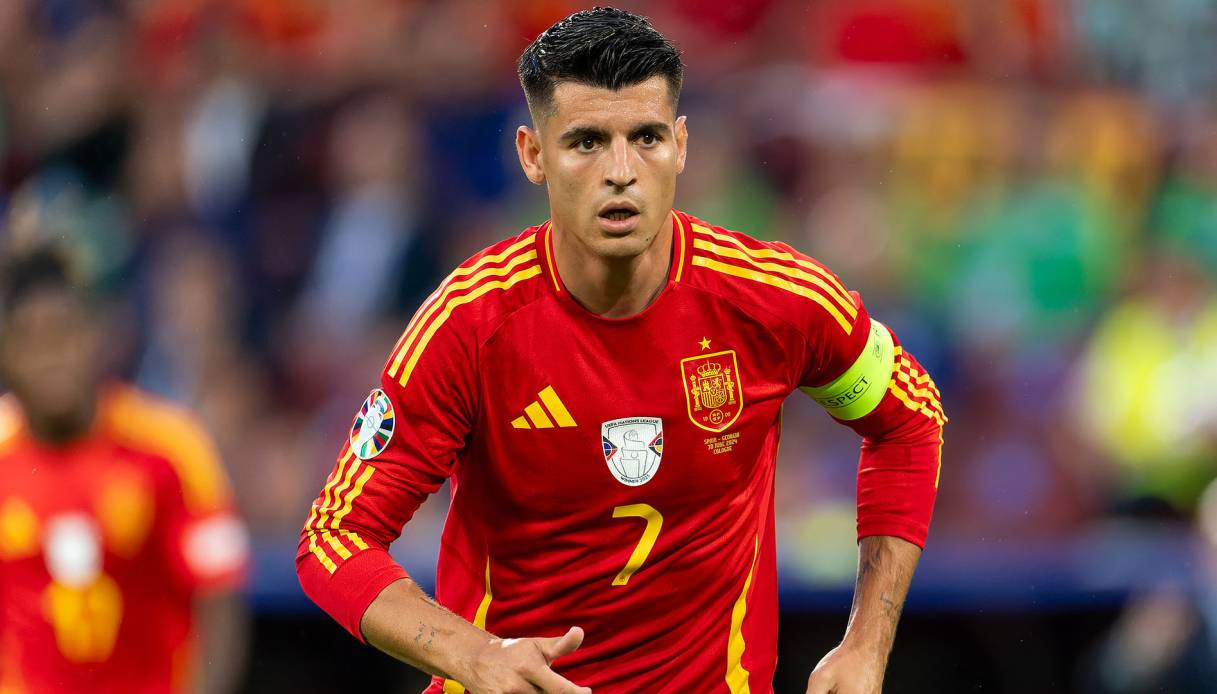 Álvaro Morata, con la selección española / Getty Images