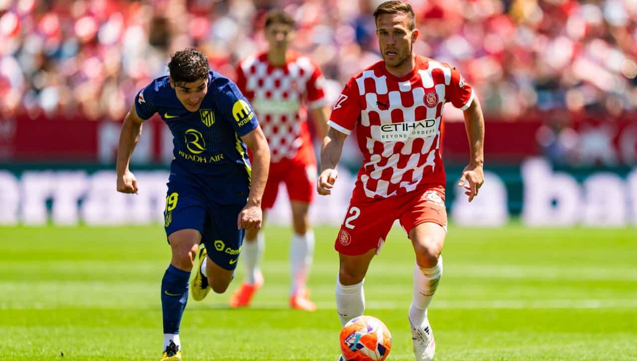 Arthur jugando con el Girona