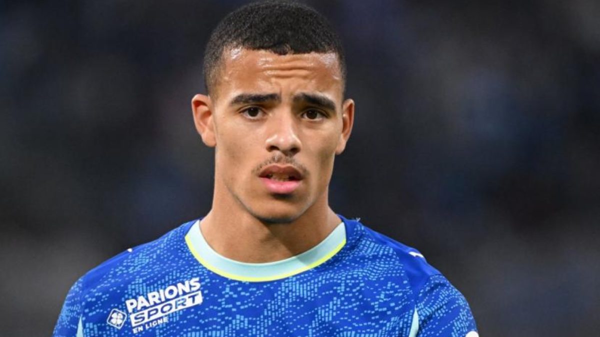 Mason Greenwood durante un partido con el Olympique de Marsella