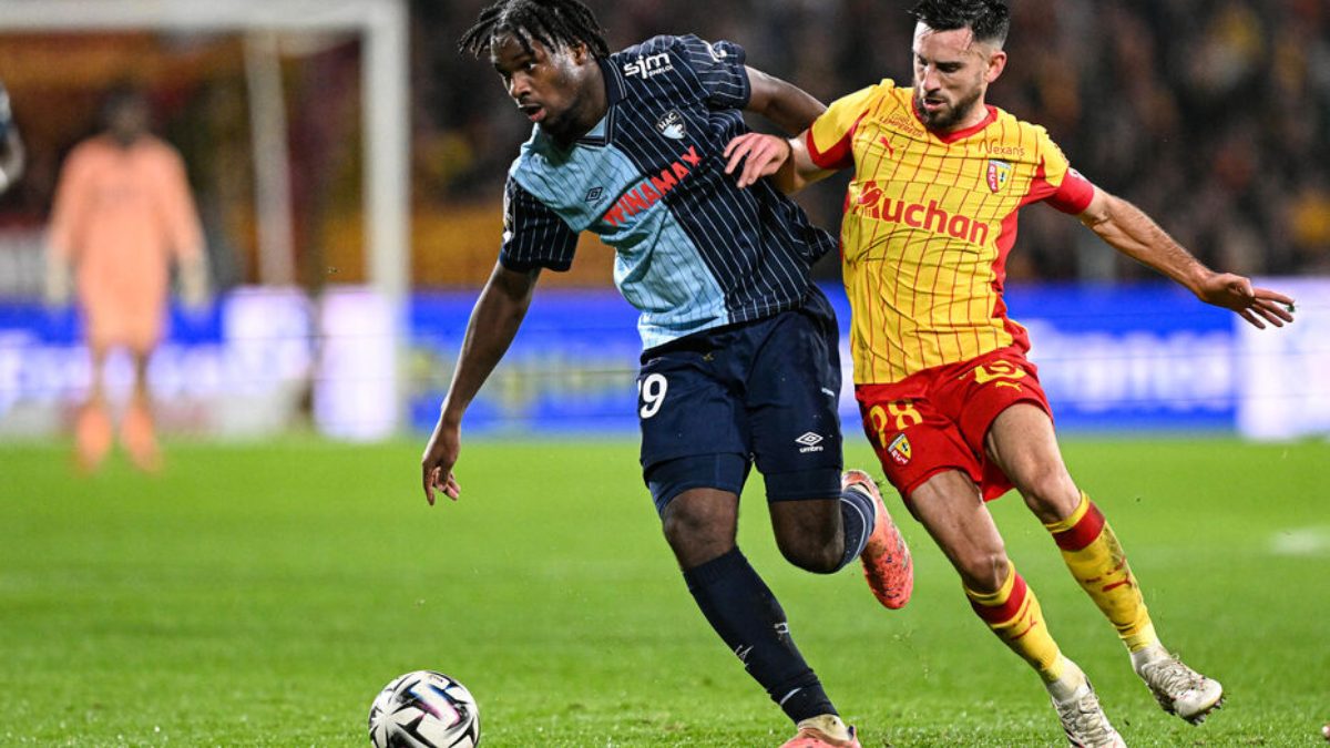 Stephan Zagadou durante un partido disputado con el Le Havre