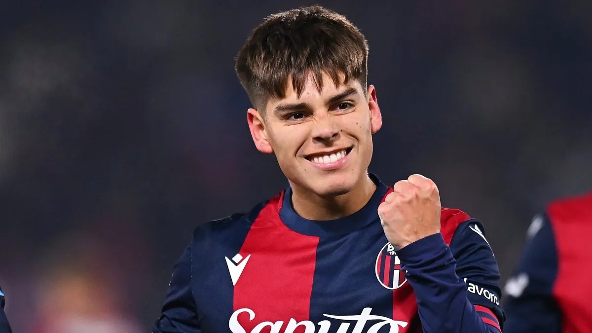 Benja Domínguez celebra un gol anotado con el Mallorca