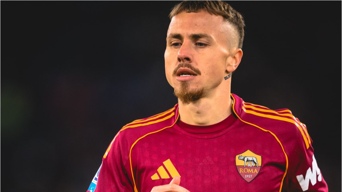 Angeliño during a match with Roma
