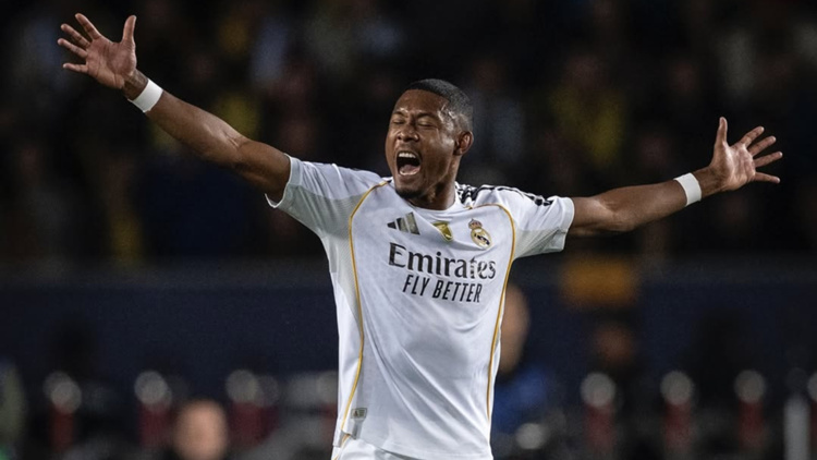 David Alaba near Juventus