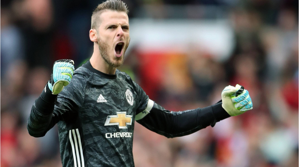 De Gea con la camiseta del Manchester United