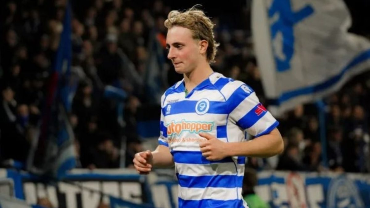 Teun Gijselhart durante un partido con el De Graafschap
