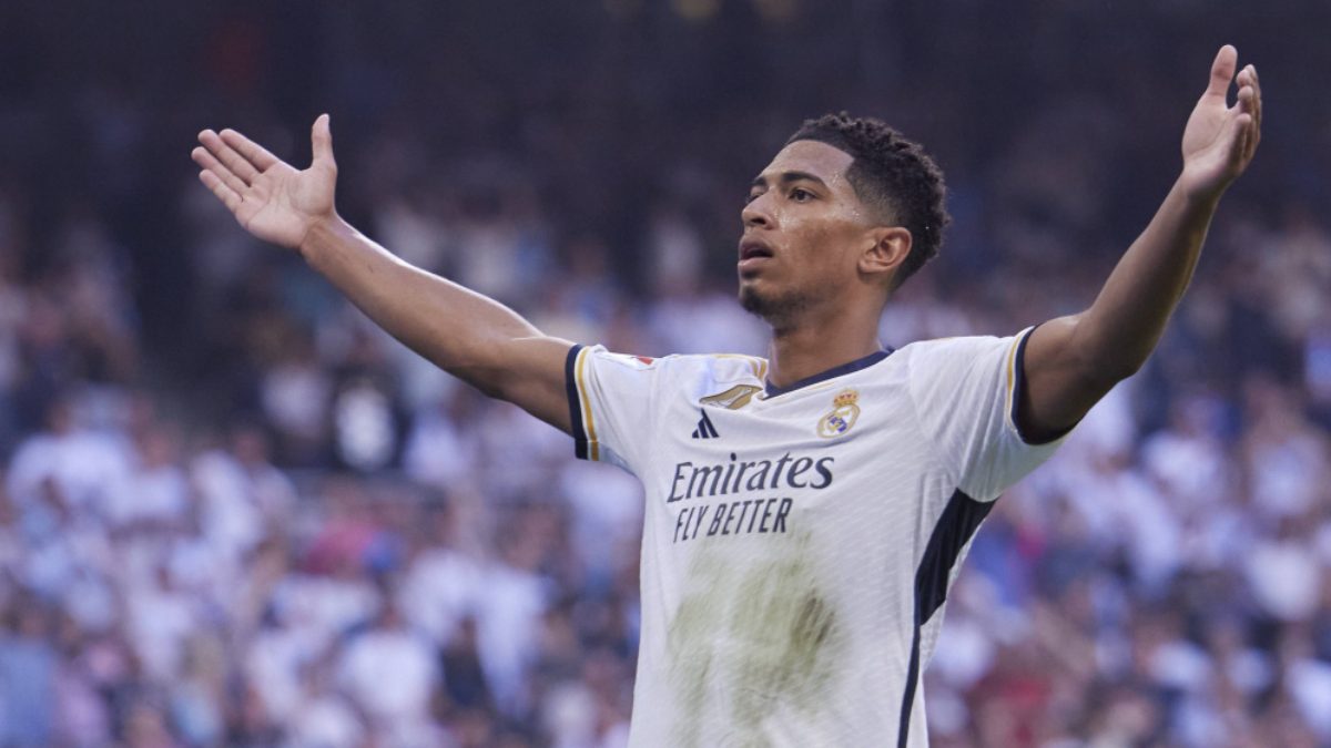 Jude Bellingham celebra un gol anotado con el Real Madrid