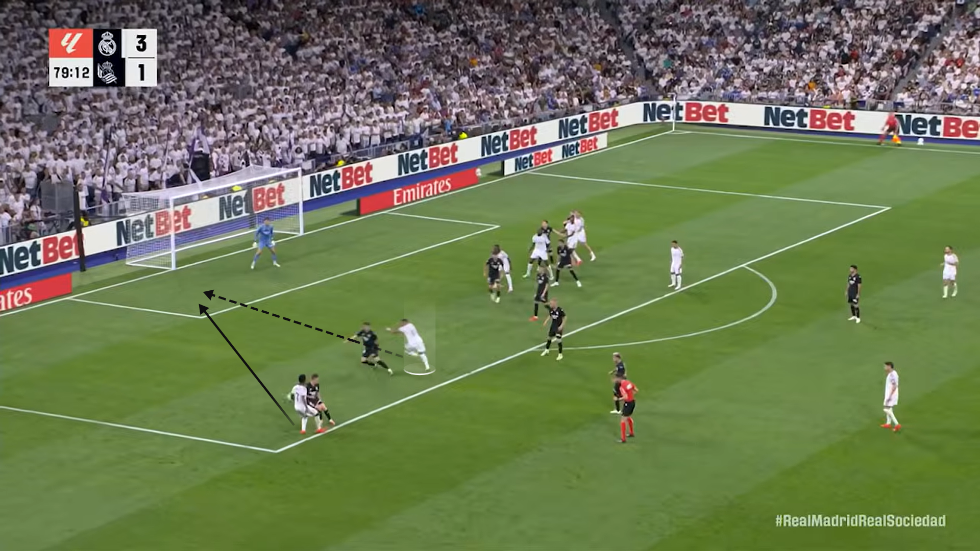 Tercer gol de Mbappé vs Real Sociedad