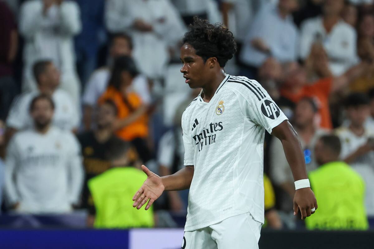 Endrick, en un partido con el Real Madrid / EFE