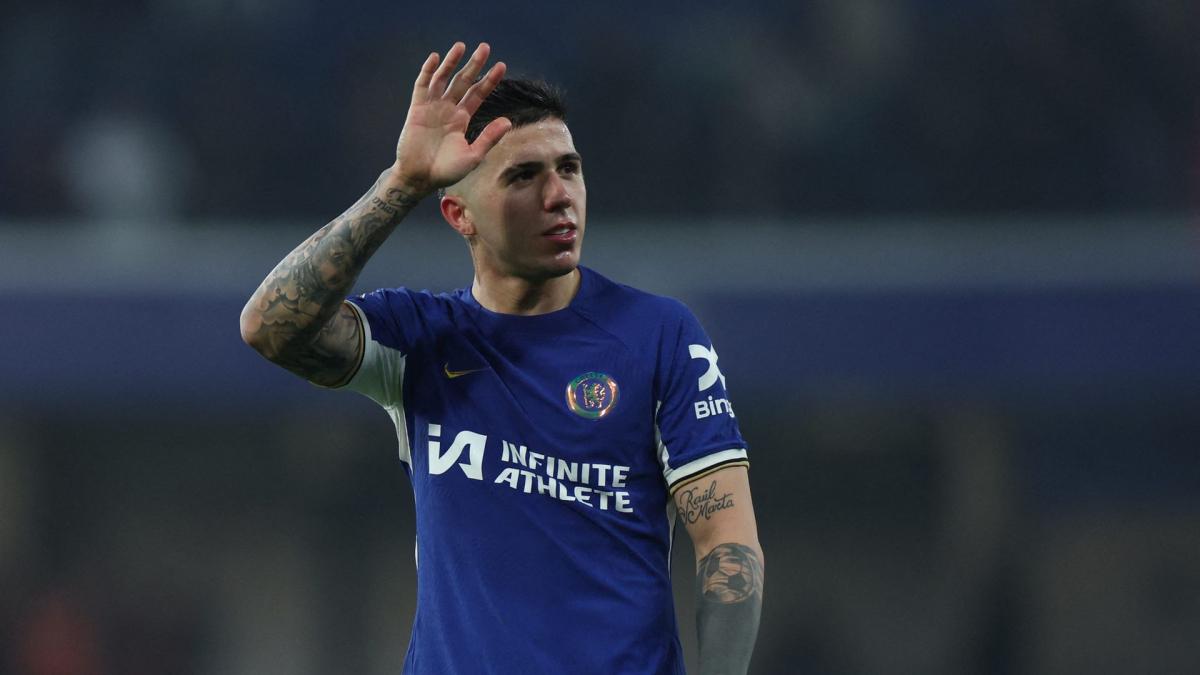 Enzo Fernández, centrocampista del Chelsea