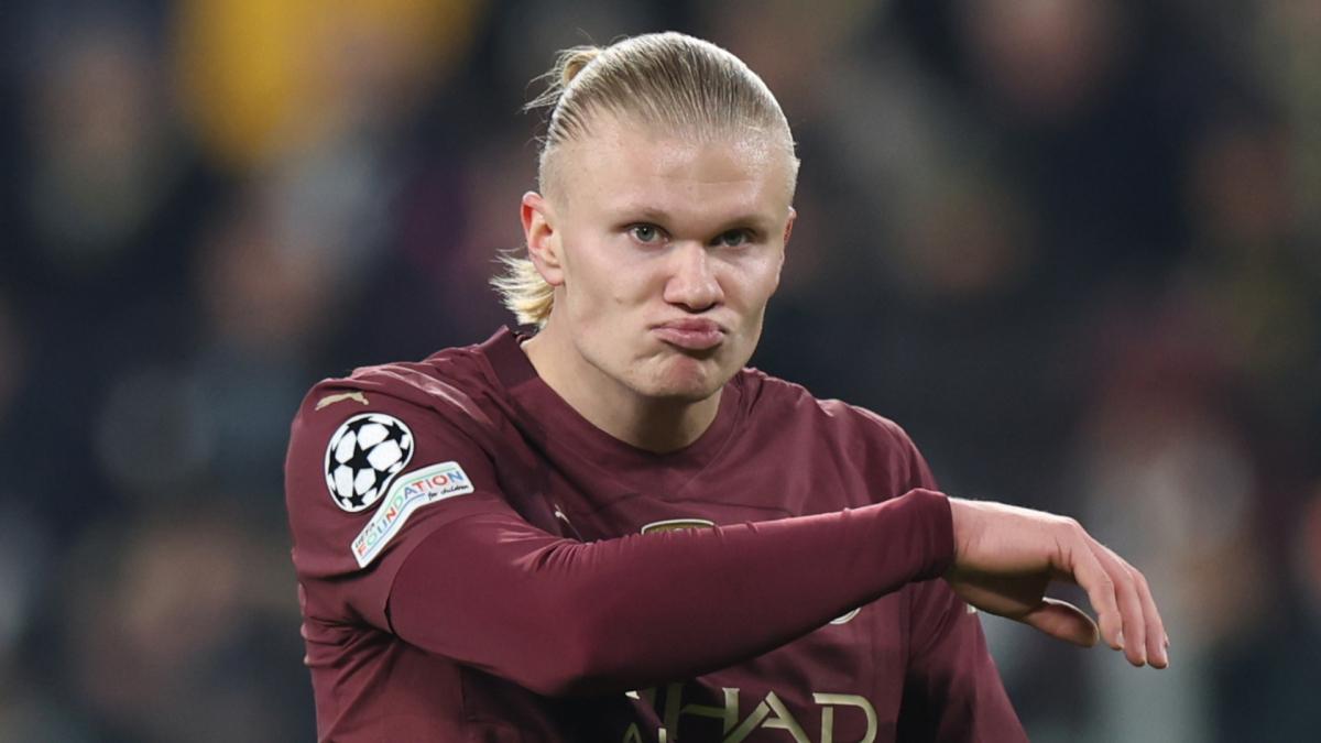 Erling Haaland, delantero del Manchester City