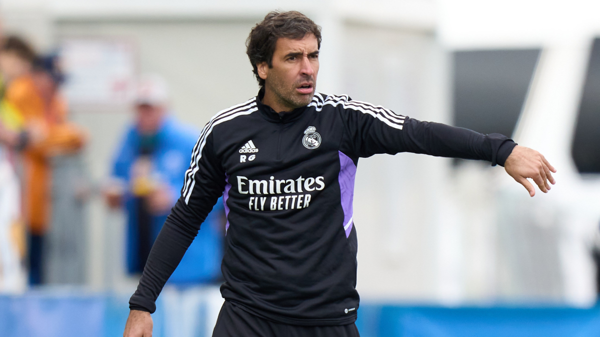 Raúl González Blanco during a Real Madrid Castilla match