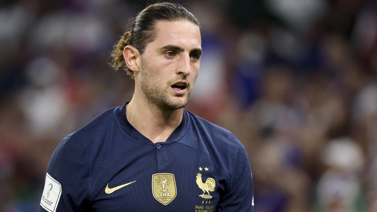 Adrien Rabiot during a match with the France national team