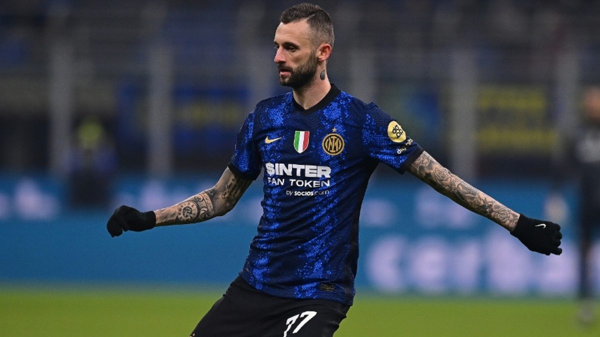 Marcelo Brozovic durante un partido con el Inter de Milán