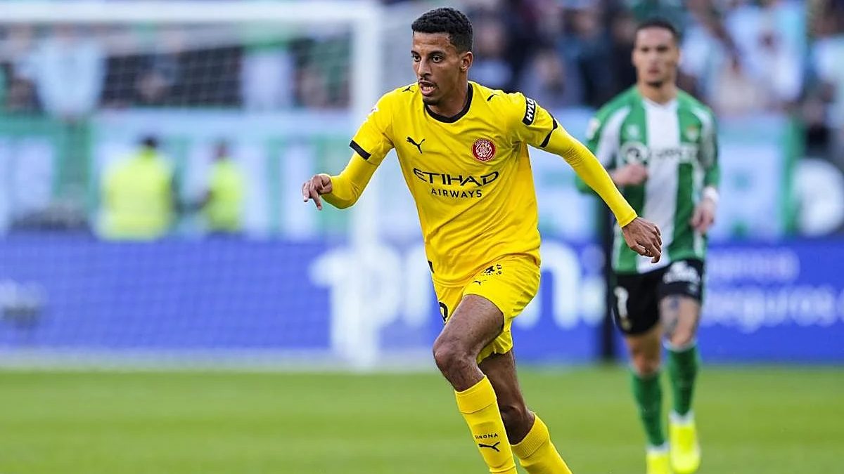 Azzedine Ounahi durante un partido del Girona