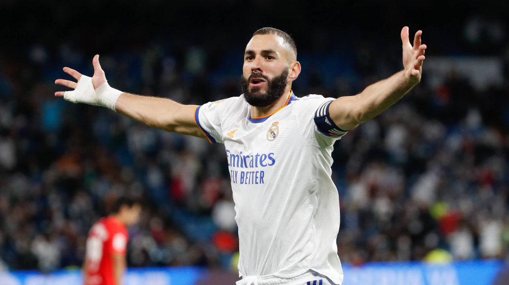 Benzema con el Real Madrid