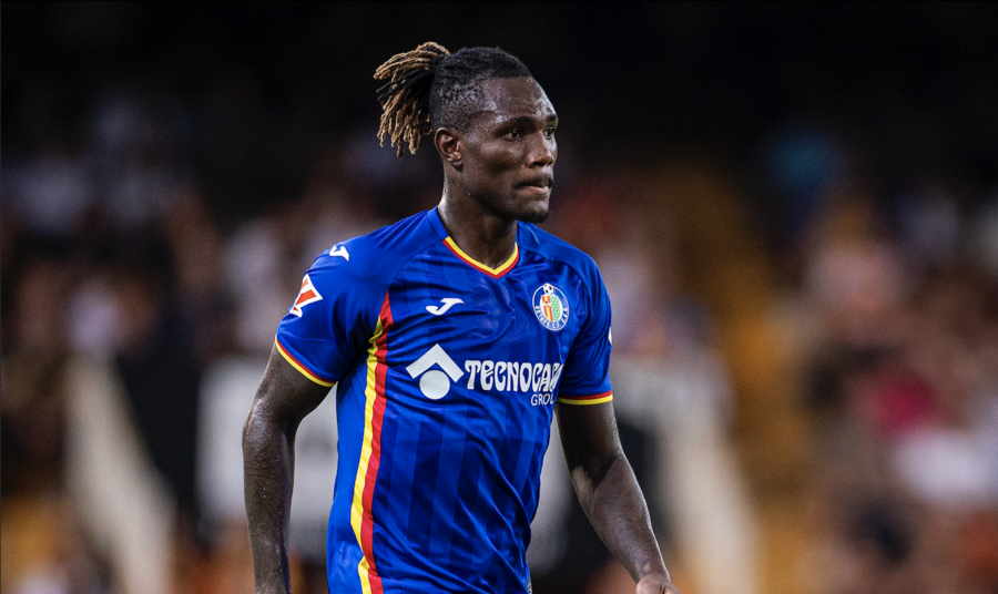 Uche jugando para el Getafe