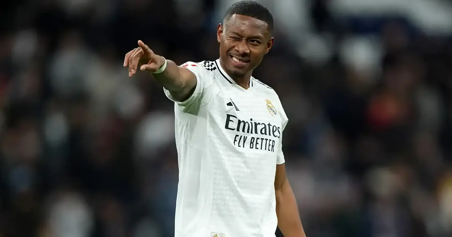 Alaba jugando para el Real Madrid
