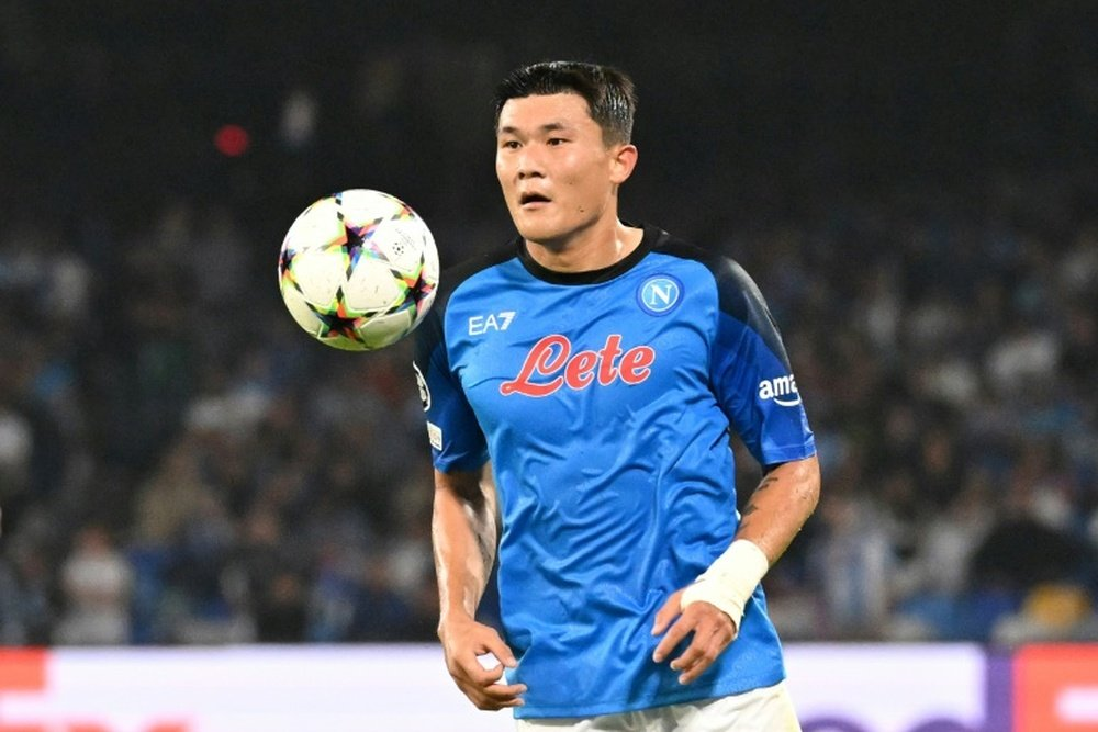 Kim Min-Jae jugando para el SSC Napoli