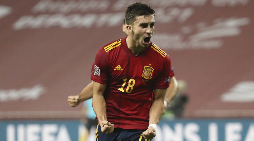 Ferran con la Selección de España