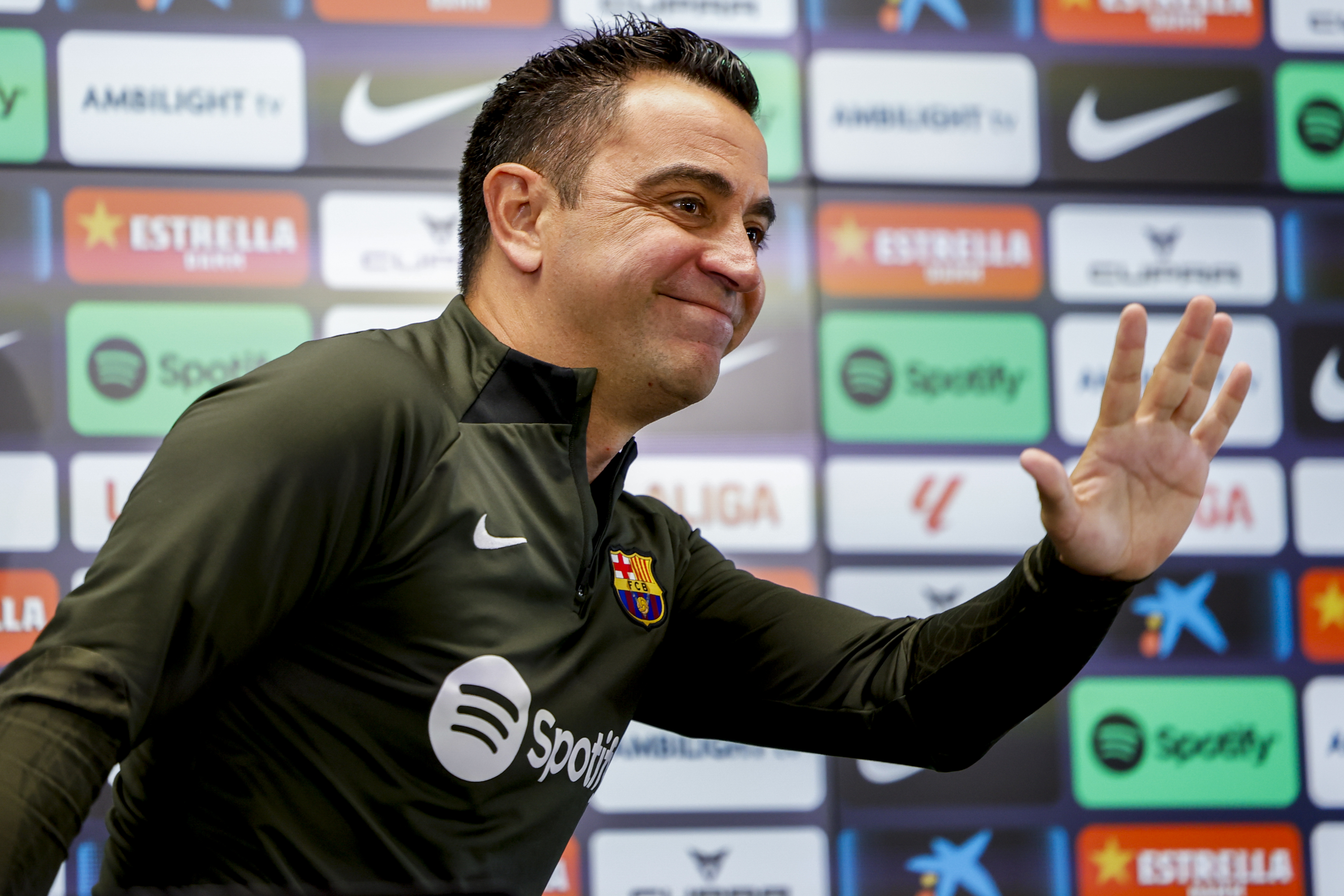 Xavi Hernández as coach of FC Barcelona
