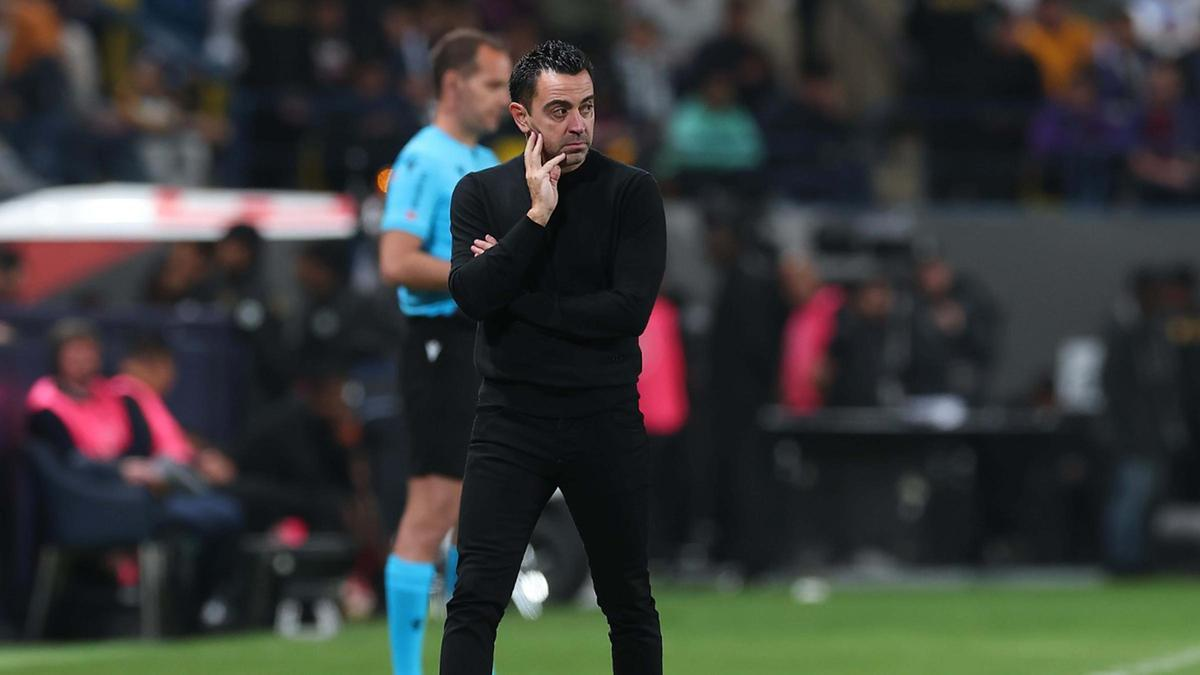 Xavi Hernández como entrenador del FC Barcelona