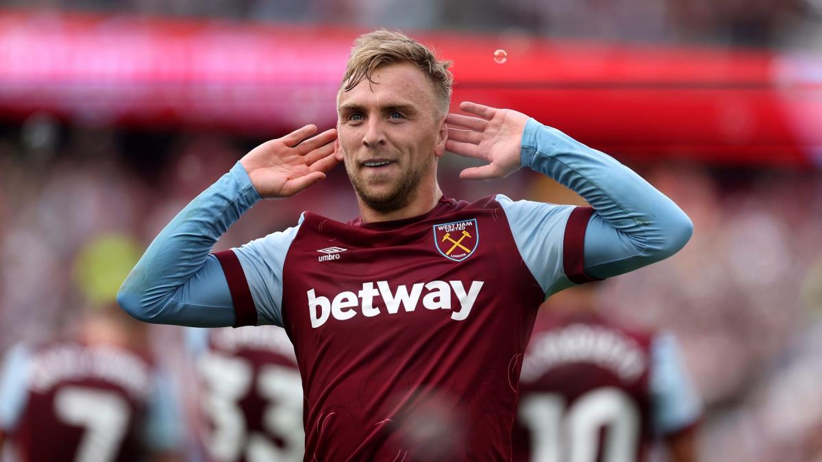 Jarrod Bowen celebra un gol con el West Ham