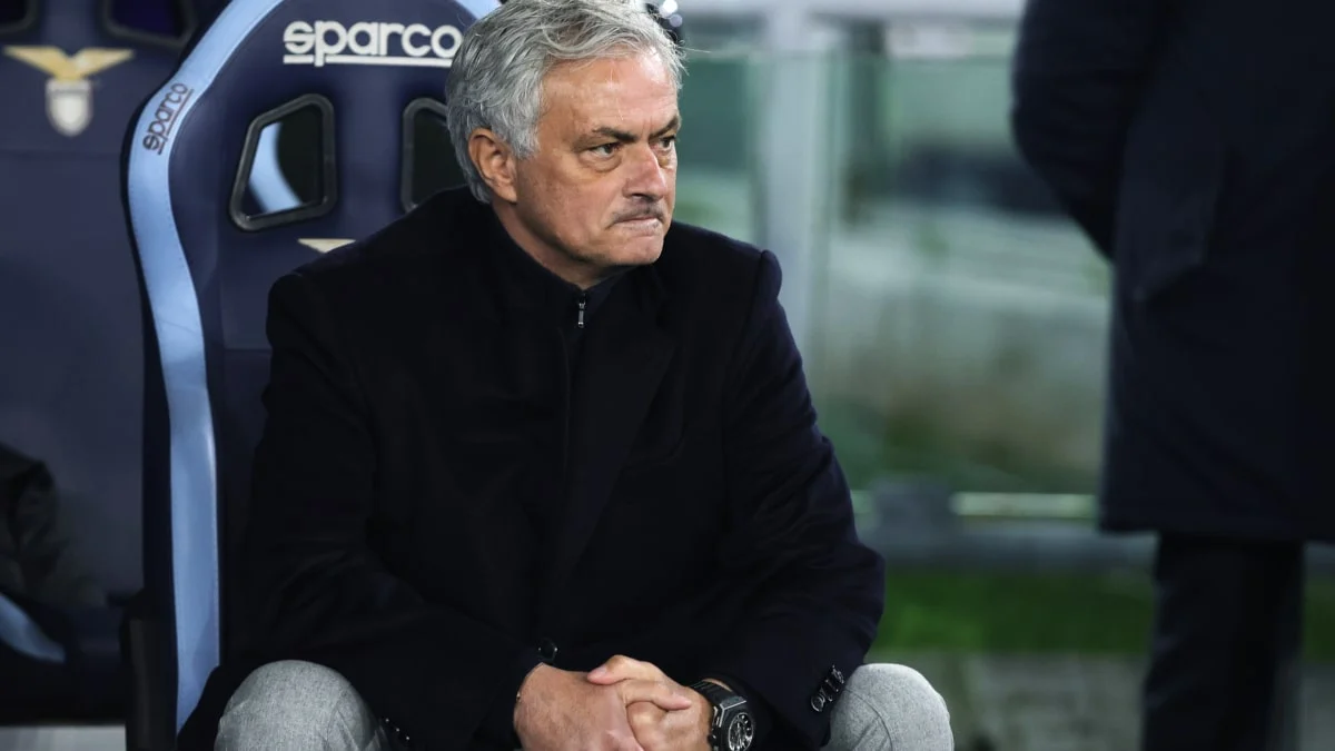 José Mourinho during a match
