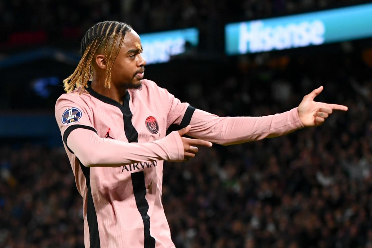 Bradley Barcola quiere salir del PSG / Getty Images