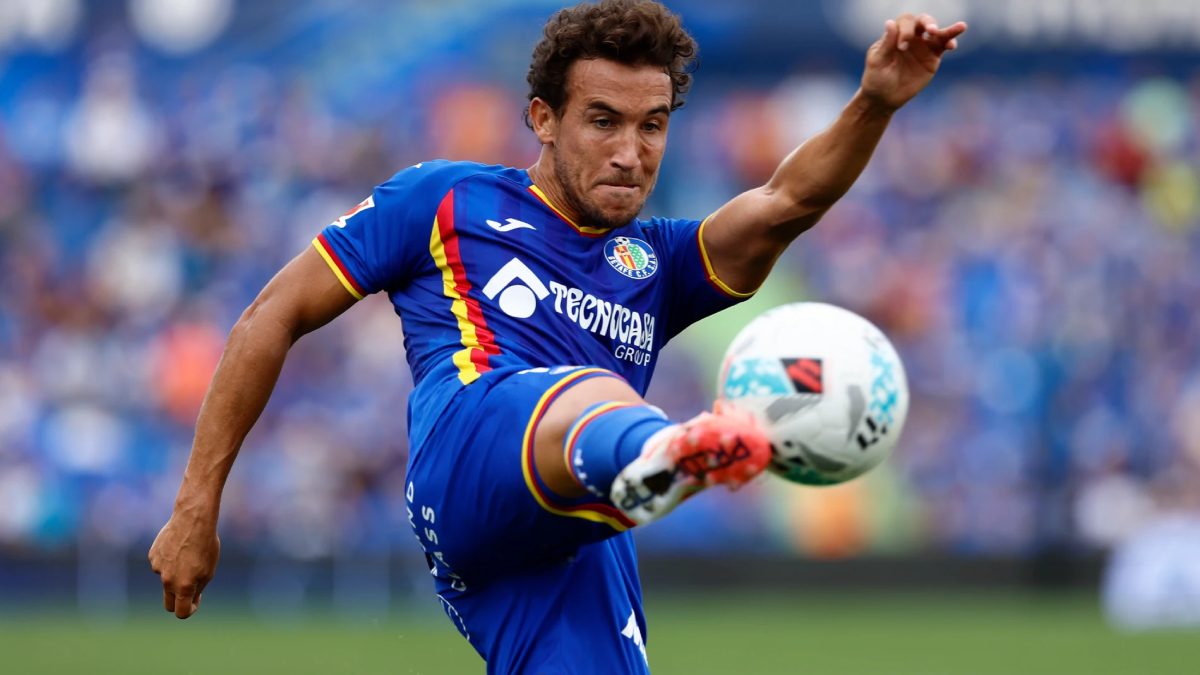 Luis Milla durante un partido del Getafe