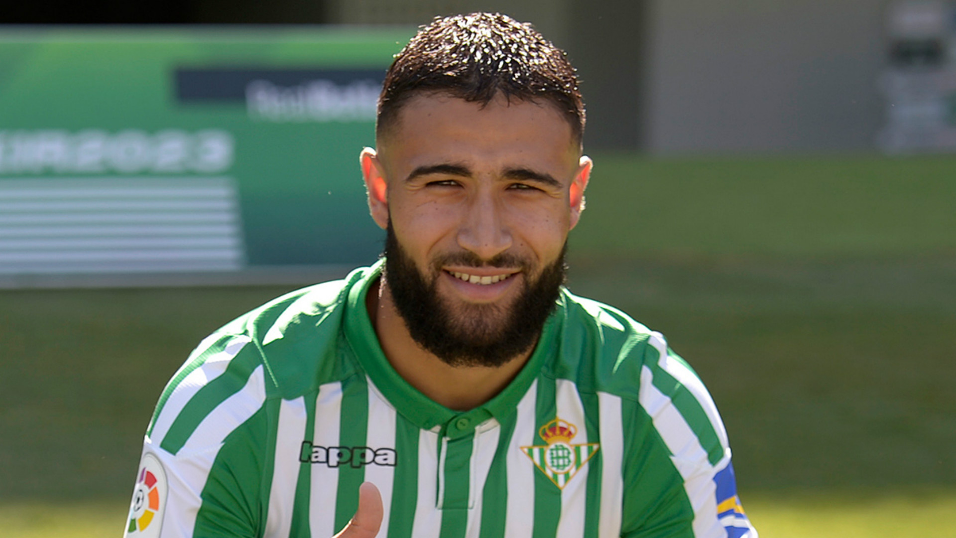 Fekir, en su presentación como bético / Real Betis Balompié