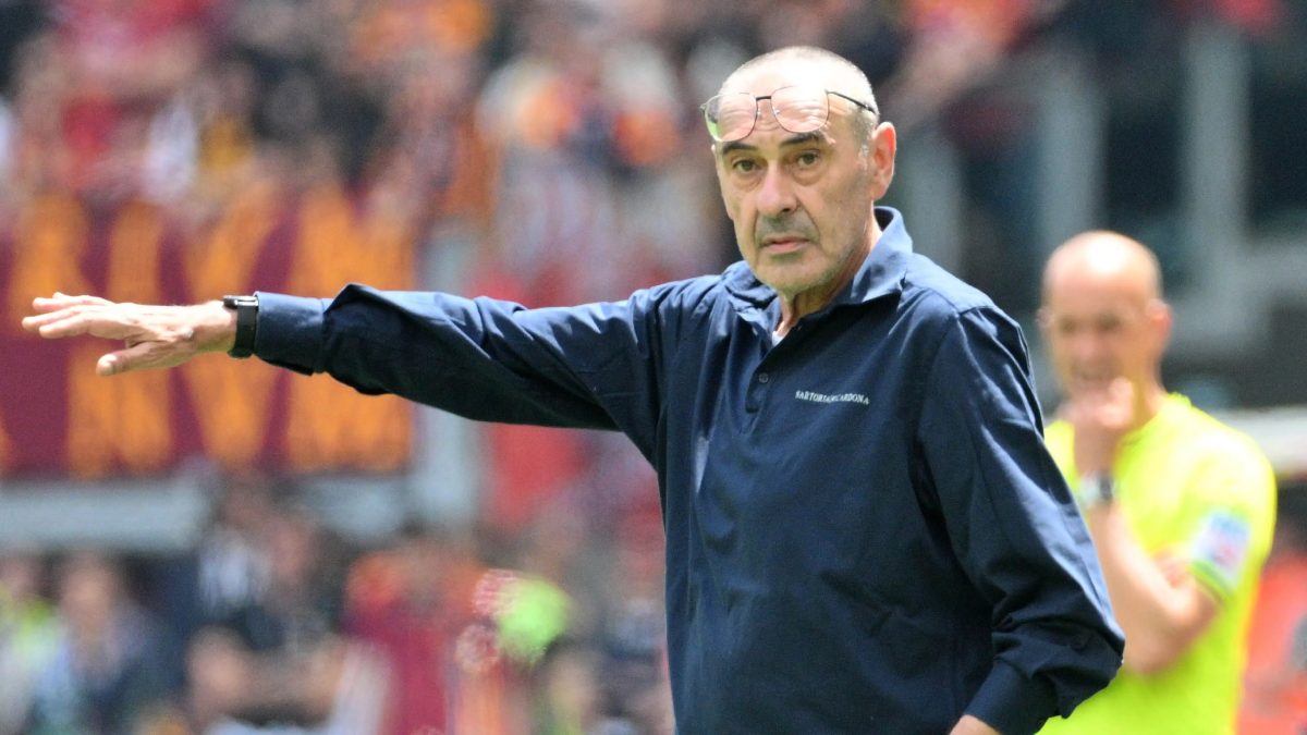 Maurizio Sarri, actual entrenador de la Lazio