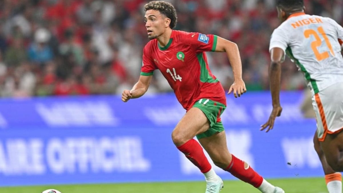 Neil El Aynaoui durante un partido con la selección de Marruecos