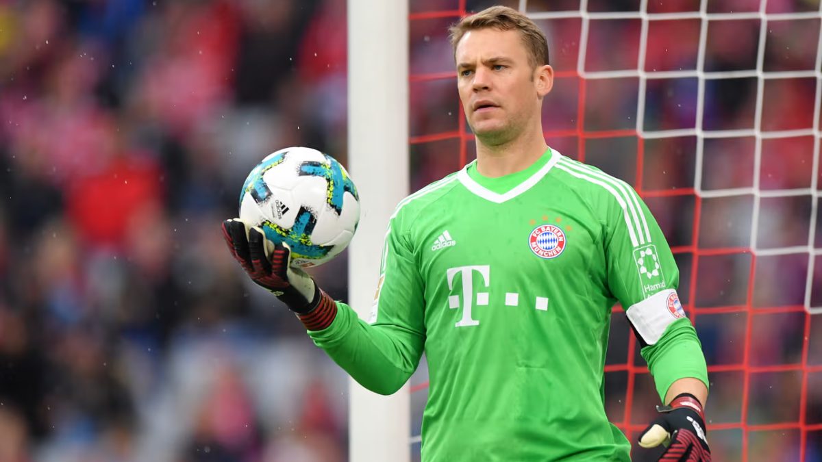 Manuel Neuer durante un partido con el Bayern de Múnich