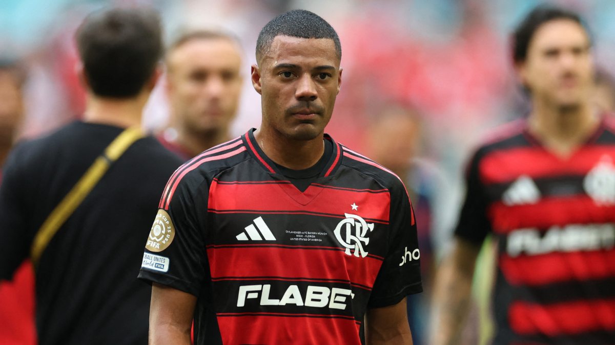 Nicolás de la Cruz tras un partido de Flamengo