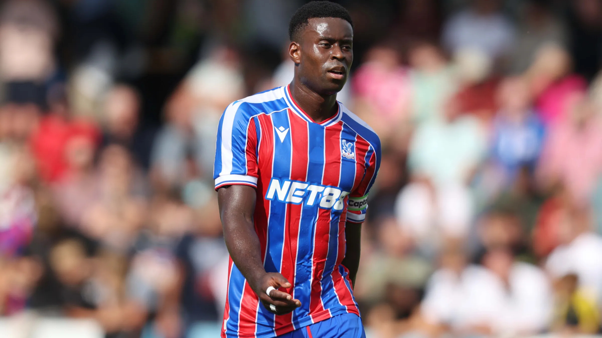 Marc Guéhi during a match with Crystal Palace