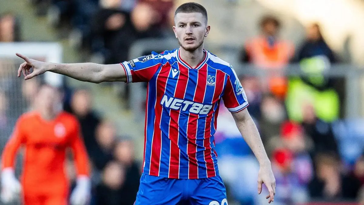 Adam Wharton during a Crystal Palace match