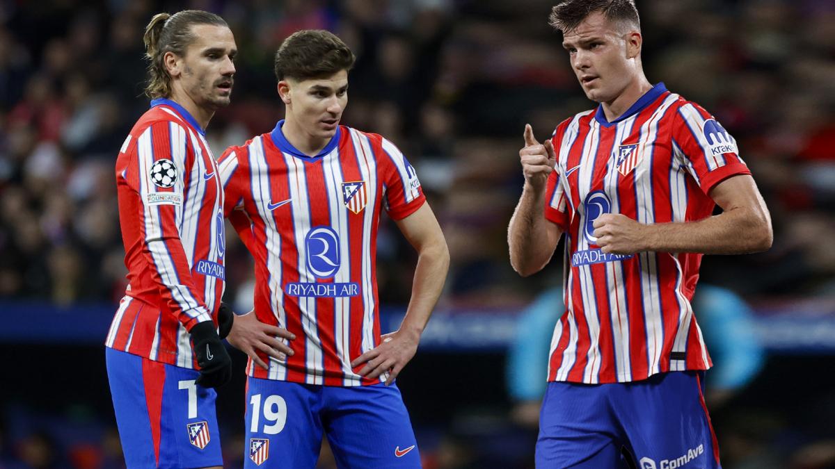 Alexander Sorloth, delantero del Atlético de Madrid